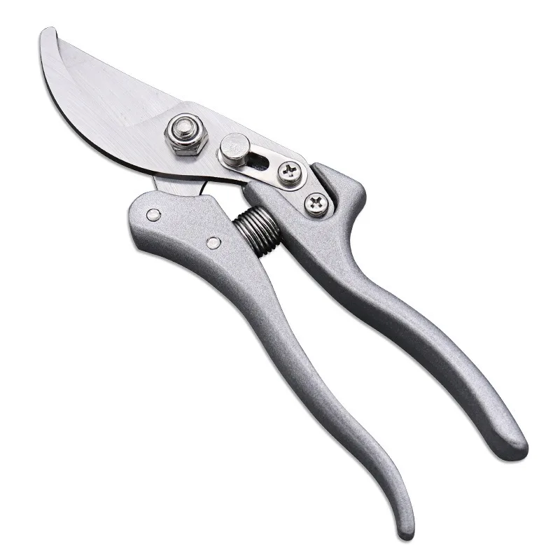 Stainless steel silver high branch scissors Pruning thick branch branch scissors Bird beak garden fruit tree scissors