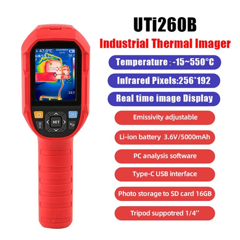 UNI-T UTi260B  thermal camera Measuring -20~550