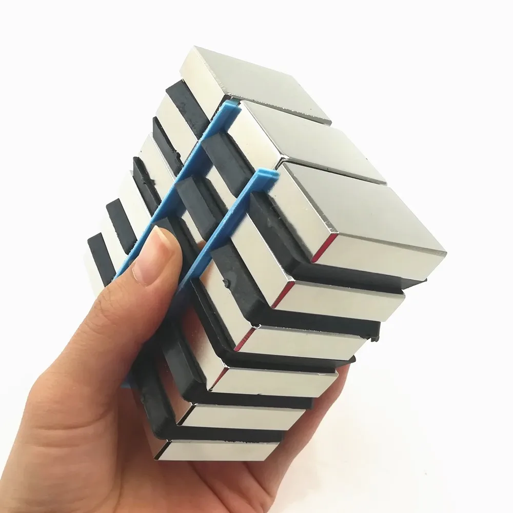 Sintered N42SH Block Neodymium Magnet 45mm