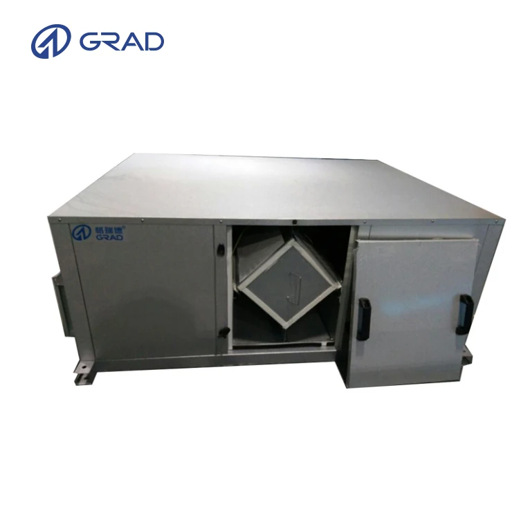 Ceiling mounted cooling coil ahu, air conditioning air handling unit for sale