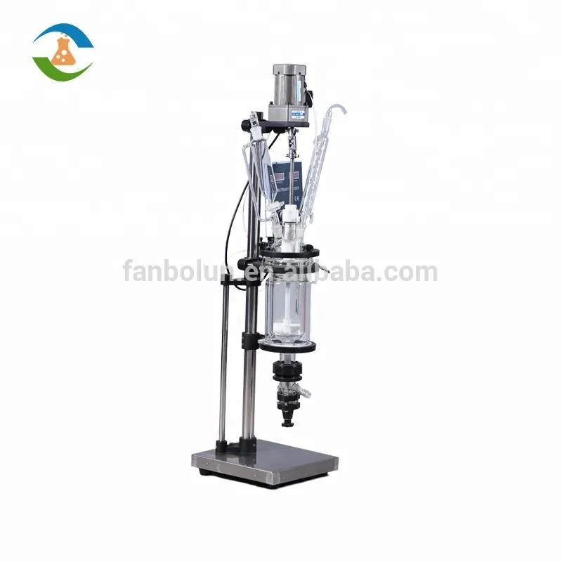 1L 10L 20L 50L двойной Jacketed химический стеклянный реактор
