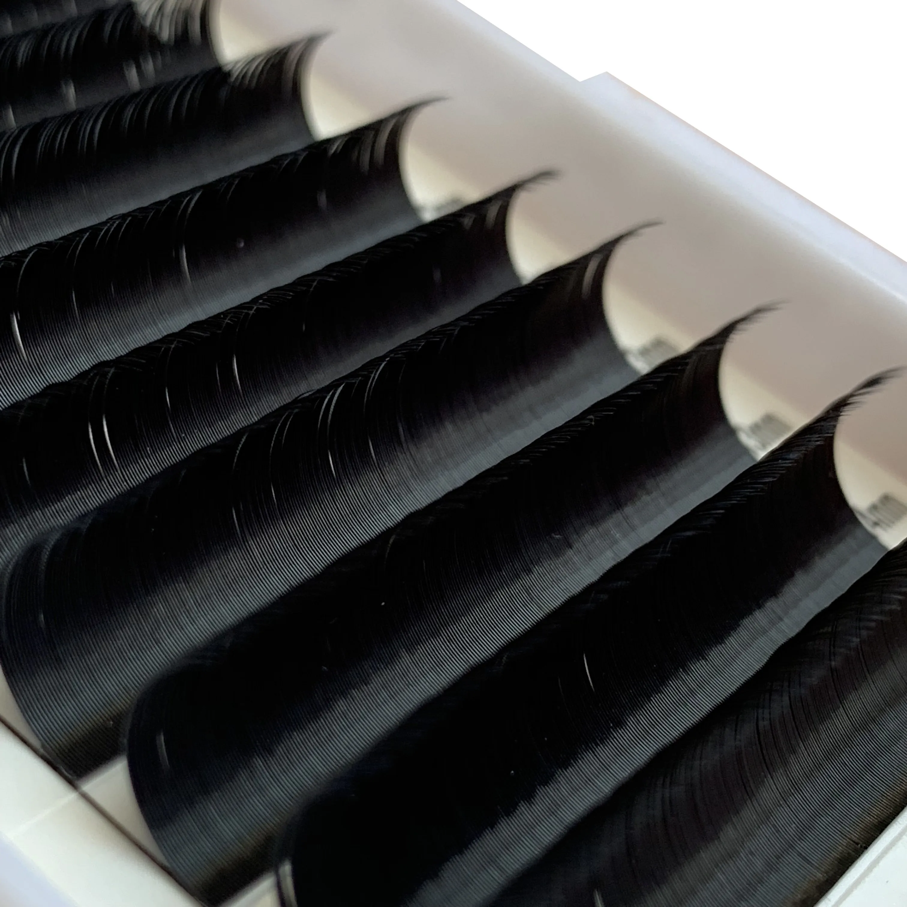 UNIQUE LASHES private label 0.10 0.15 0.20 J B C CC D DD curl silk mink false eyelash extensions