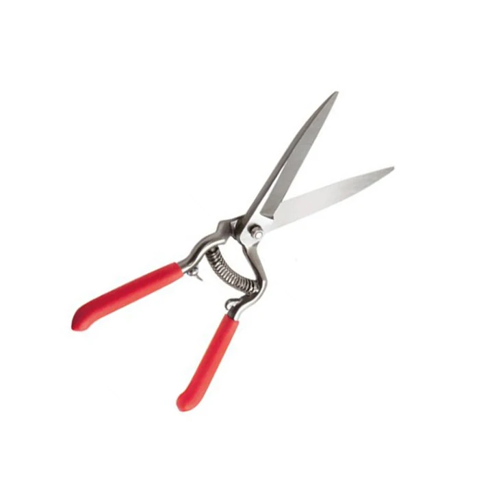 Classic cut medium scissors high strength carbon steel blade grass shears ergonomic secateurs loppers with spring