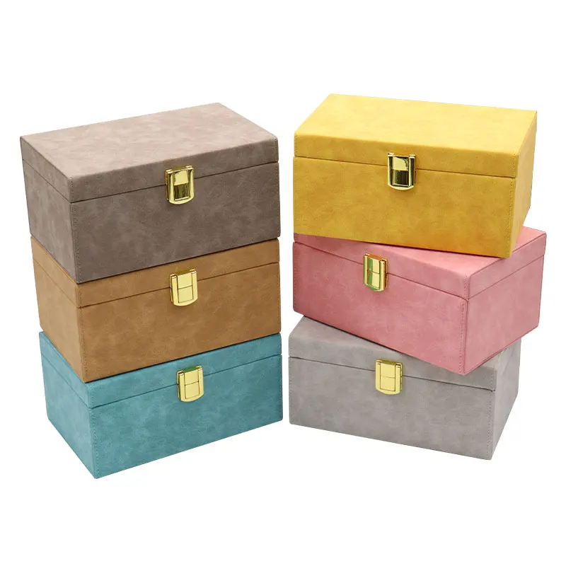 Car Keyless Faraday Cage Box with Colour PU Leather Shell Anti Theft Key Fob RFID Signal Blocker Security