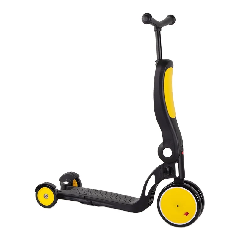 Baby Scooter 5 In 1 Multifunctional Scooter Child Pedal Kick Scooter For Girl Boy Baby With Pedal & AdjustED Handle Ride On Toy