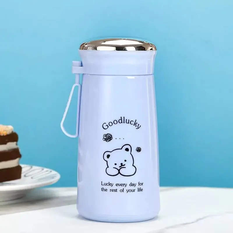 280ml Glass Water Bottles Portable Cute Mini Water Cup For Kids Student Drinking Bottle Household Mini Sealed Jat Tea Tank