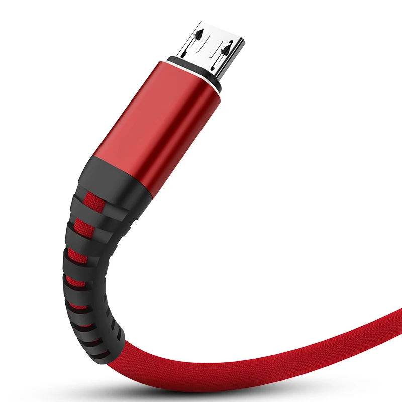  Трендовые 3A USB кабель с нейлоновой оплеткой для быстрой зарядки Micro usb передачи данных