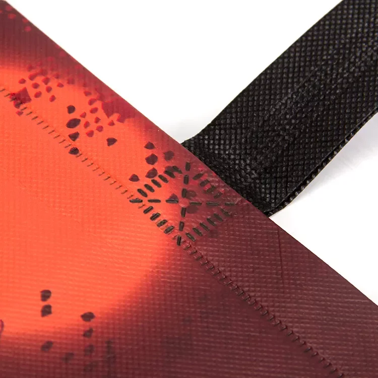 CMYK printing custom tote lamaintion shopping non woven Reusable halloween shopper bag