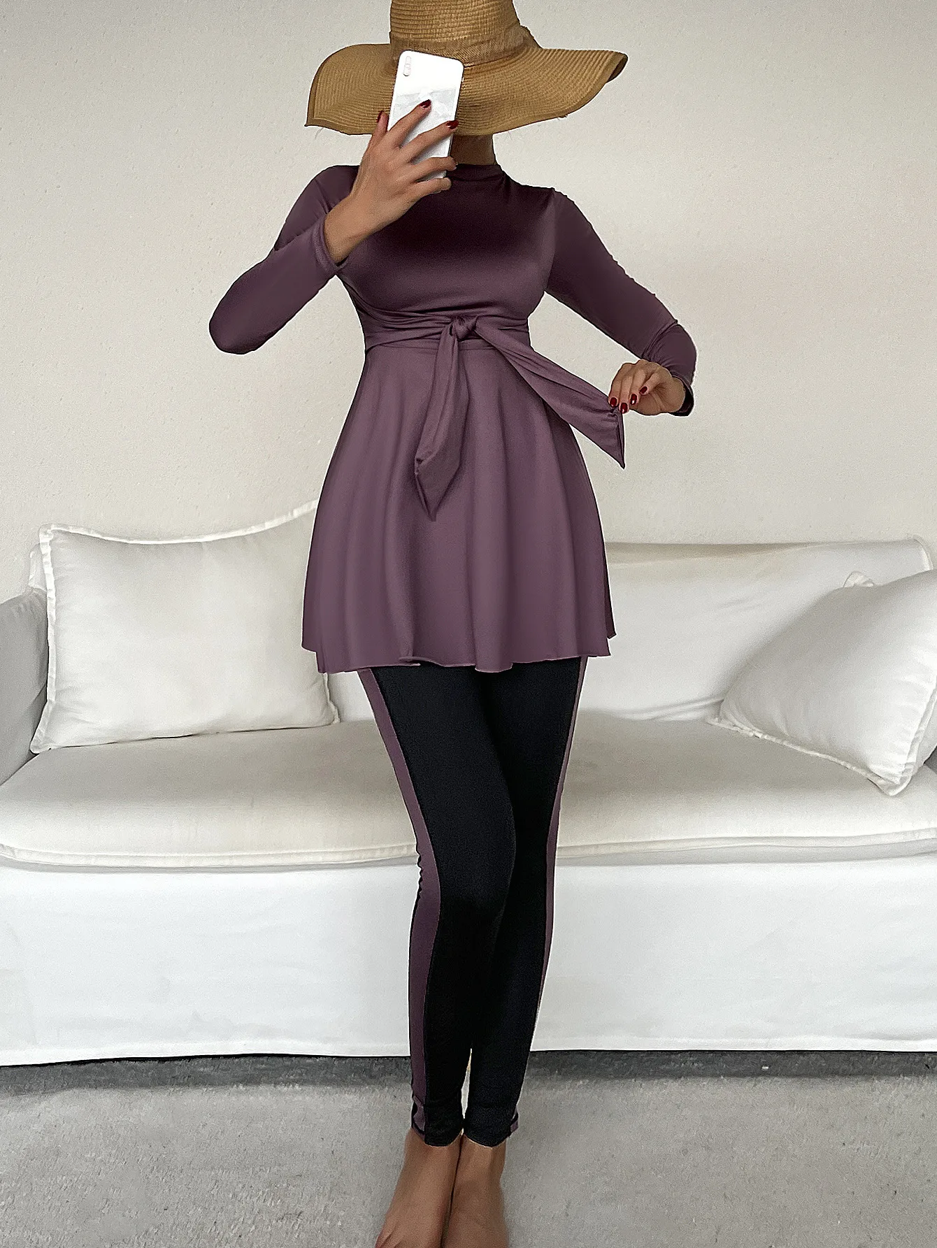 Plus Size Burkinis Islamic Swimwear Women Girls Muslim Swimwear Full Cover Modest Islamic Swimming Suits Muslim Swimwear