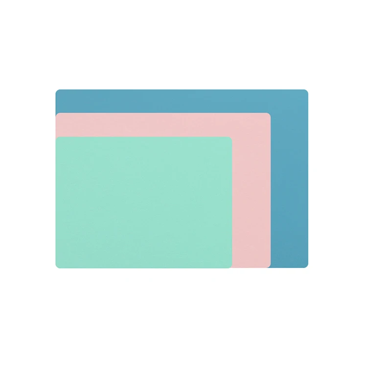 Hot sale skin-friendly Pad Smooth writing Blackish Green Silicone study Mat