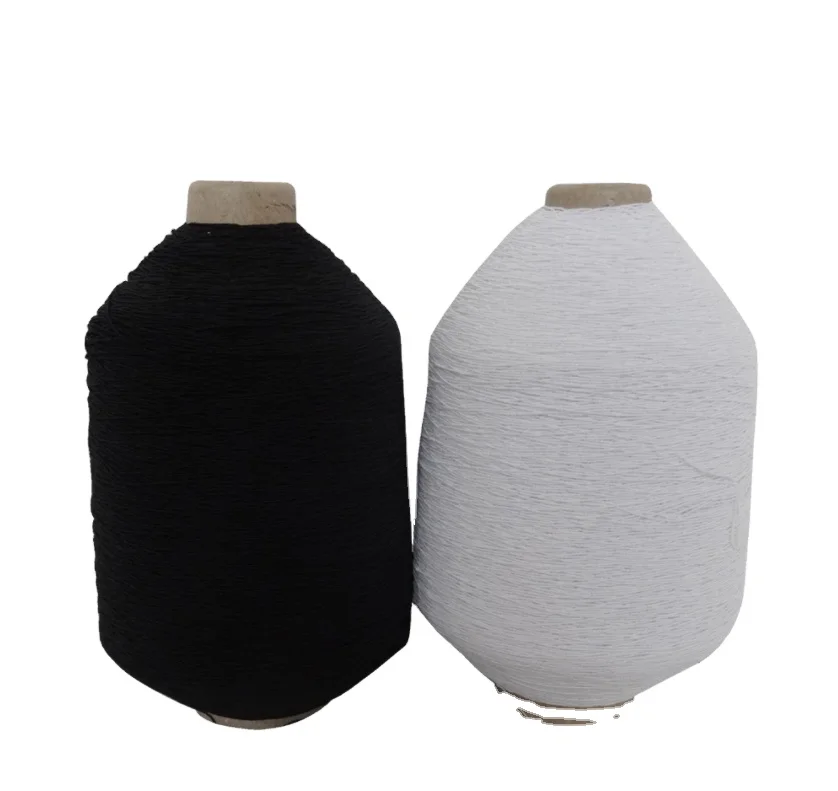 Wholesale 1007575 Factory Cheap Price Polyester Rubber Covered Yarn For Socks