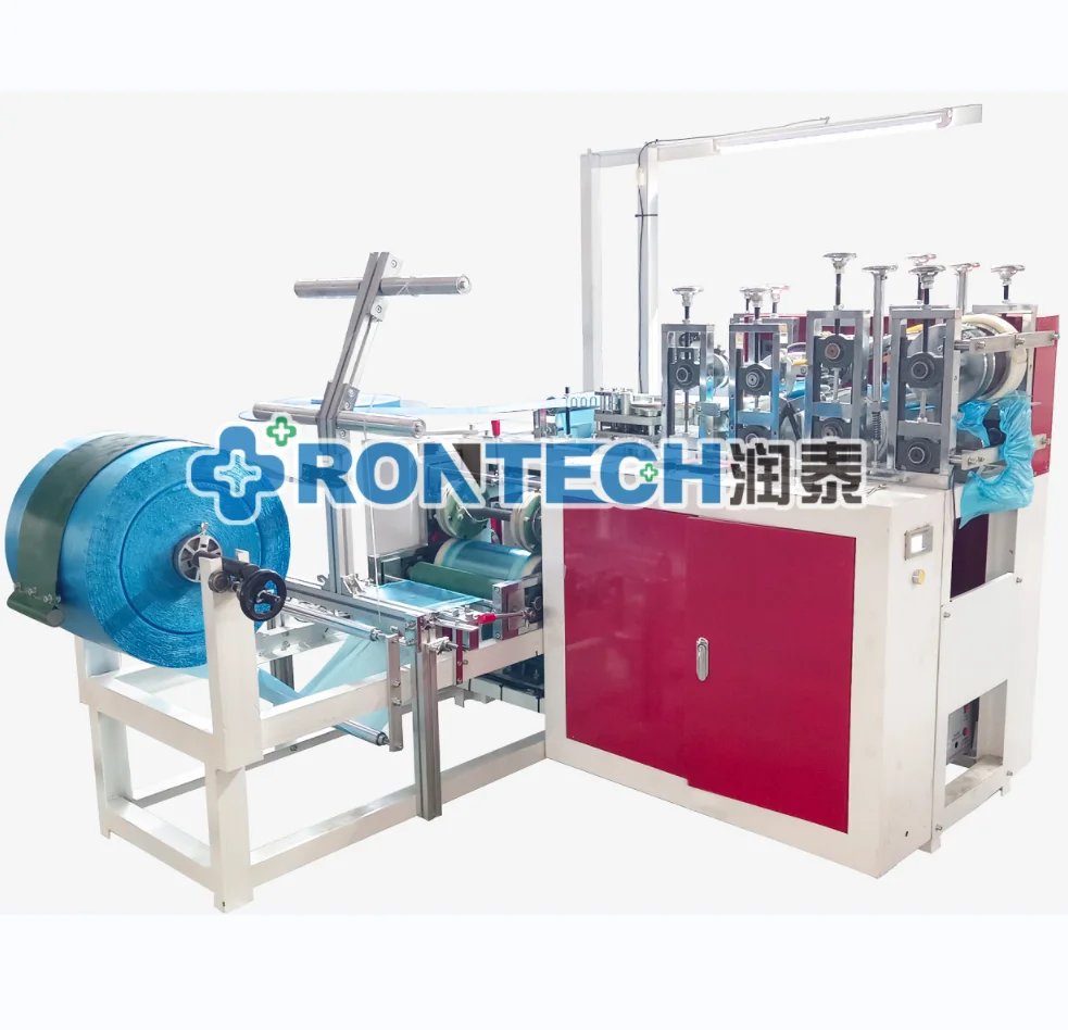 Plastic shoes cover PE Ultrasonic Shoes Cover Making Machine with ultrasonic