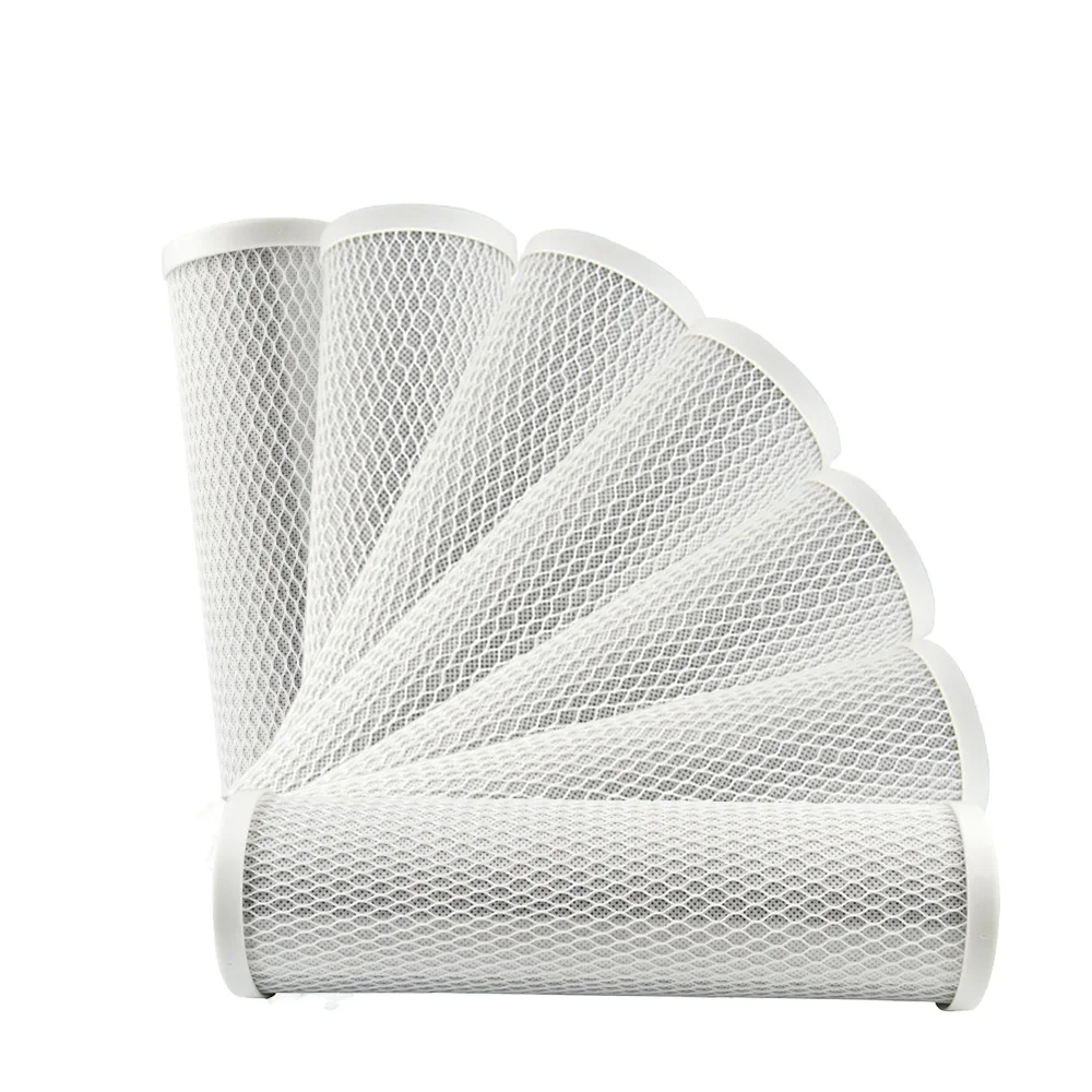 Hot Sales 10 Micron 10 20 Inch Sintered CTO Activated Carbon Block Filter Cartridge