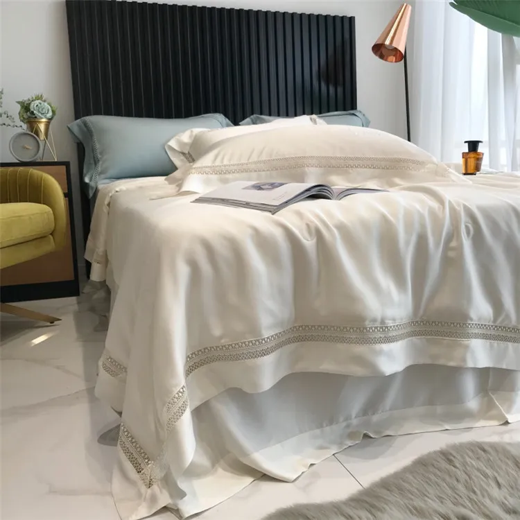 Bamboo duvet with filling customized solid colors comforter set