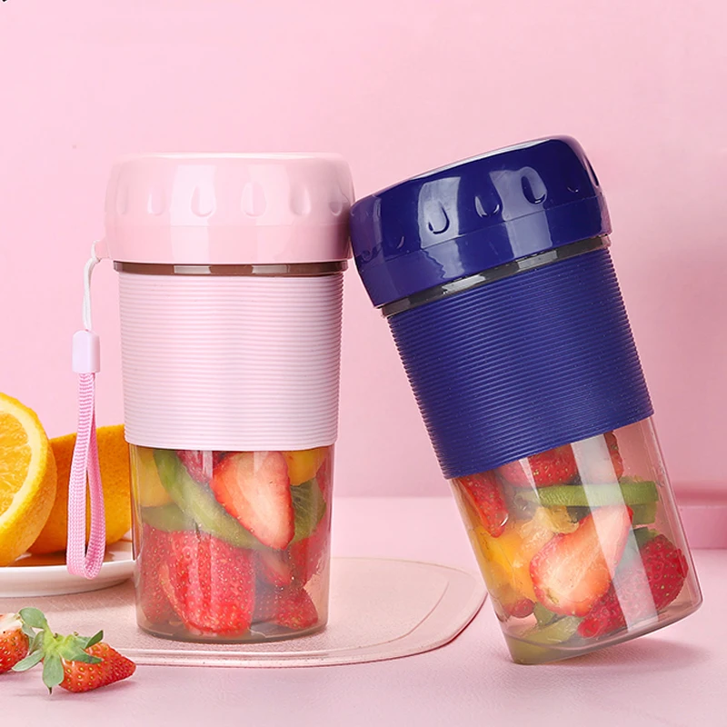 Новинка 2020, портативные электрические соковыжималки для фруктов с лезвием из нержавеющей стали и USB, миниатюрные блендеры для смузи, в наличии