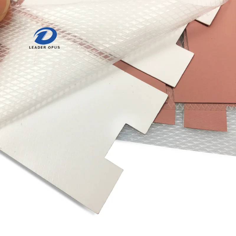 
Die cut cooling gap filler fiberglass silicone thermal conductive pad 