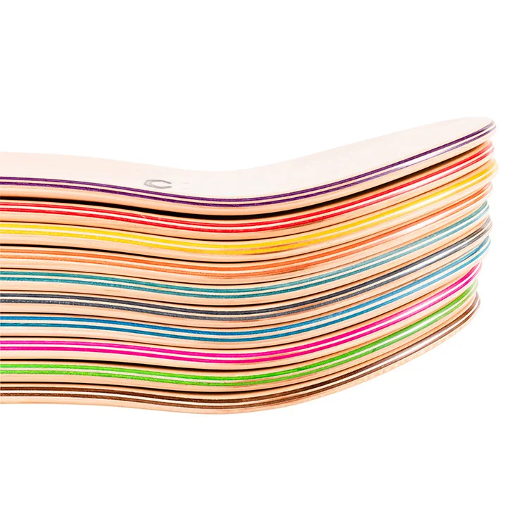 Hi Strength Blank Skate board Decks Canadian Maple Skateboard China Manufacturer Deck surface custom