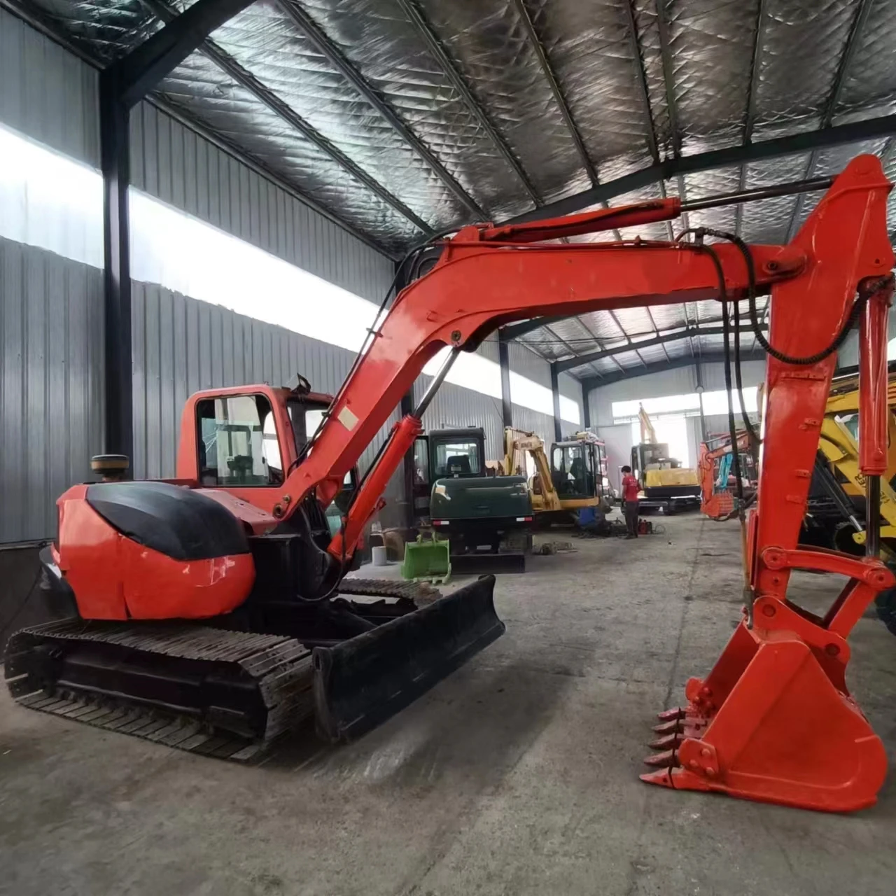 Efficient Heavy Construction Equipment used dx75 excavator for doosan
