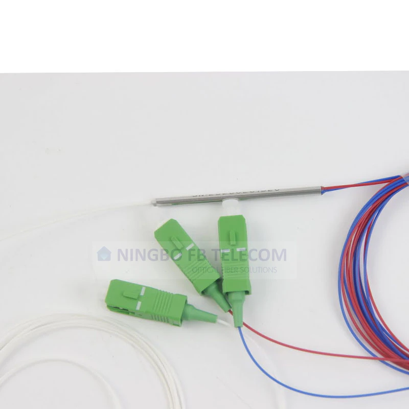 FBT Splitter 1x2  Fiber Coupler Triple Window SC  FBT Coupler PLC Splitter