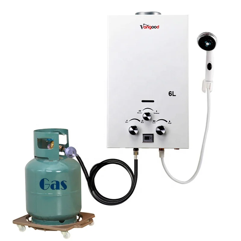 6L 10L 12L 16L 18L Portable Shower Propane Tankless Instant Lpg Gaz Gas Water Heaters