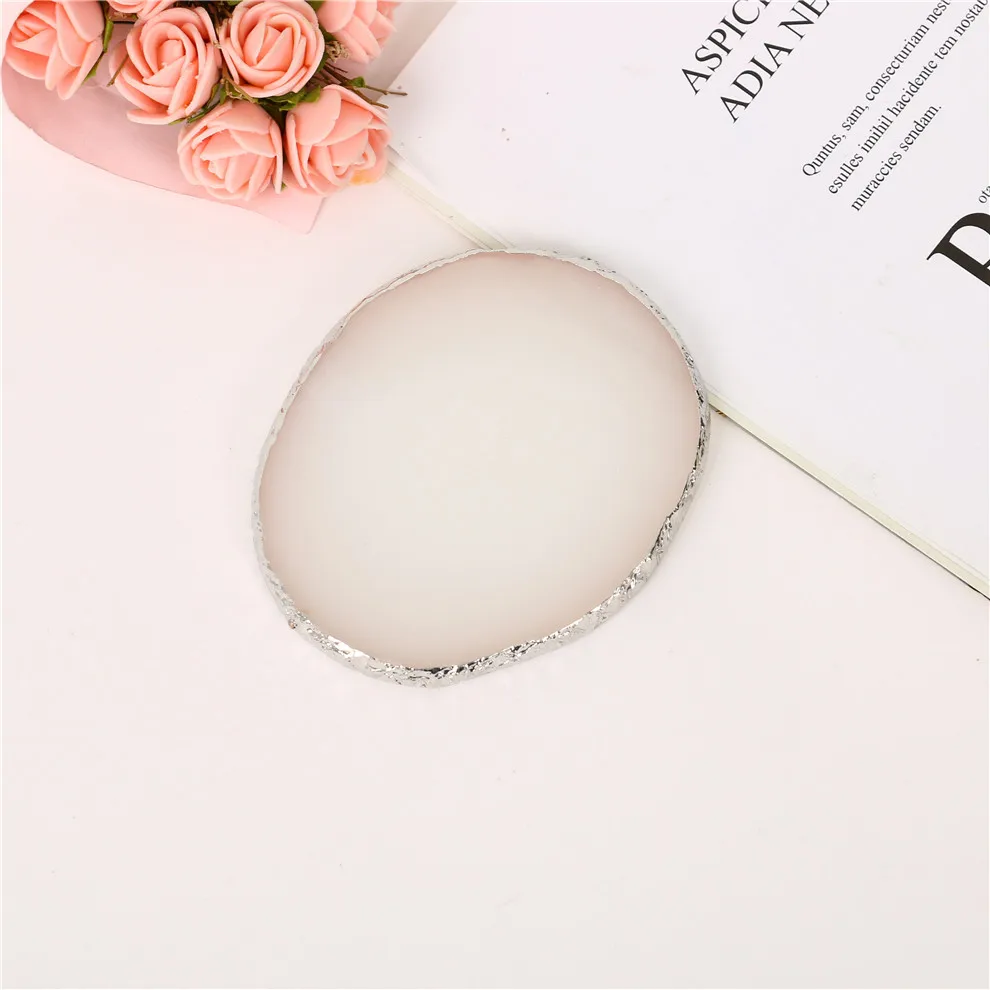 Round Resin Agate Pattern Coaster with Cork Base Marble Surface Pattern Cups Place Mats for Home Decor