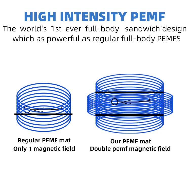 Magnetic Therapy Device Pemf Pulsed Electromagnetic Field physio magneto therapy machine pemf therapy mat For Pain Relief