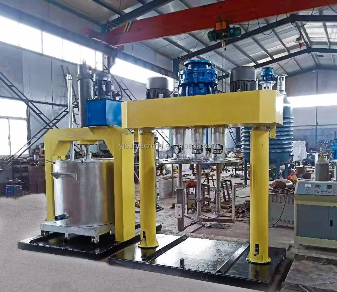 battery mixers powerful dual heated plastisol ink dispenser silica gel glass glue paste double shaft planetary vacuum mixer