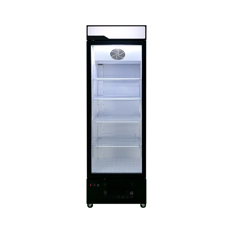 Meisda Новый SC350B тонкий вертикальный стеклянный дверной дисплей для напитков холодильник круглосуточного магазина