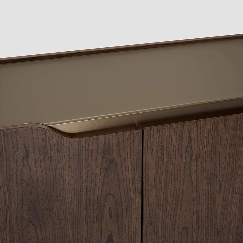 Home Furniture Solid Wood Sideboard Dining Room Side Cabinet Buffet For Kitchen Dining room