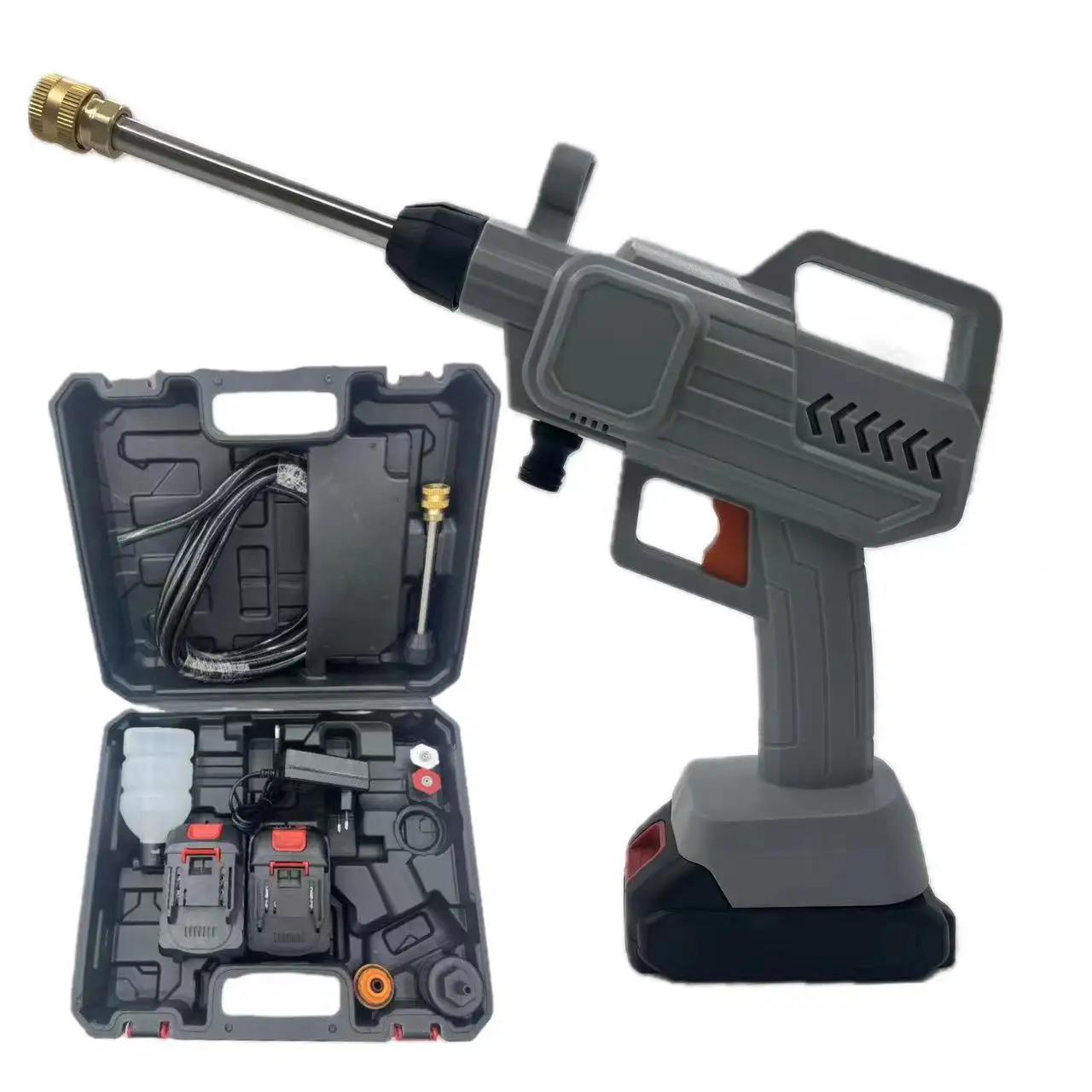 Car Washing Machine Water Spray Gun Car Wash Wireless Lithium Battery High Pressure Car Washer