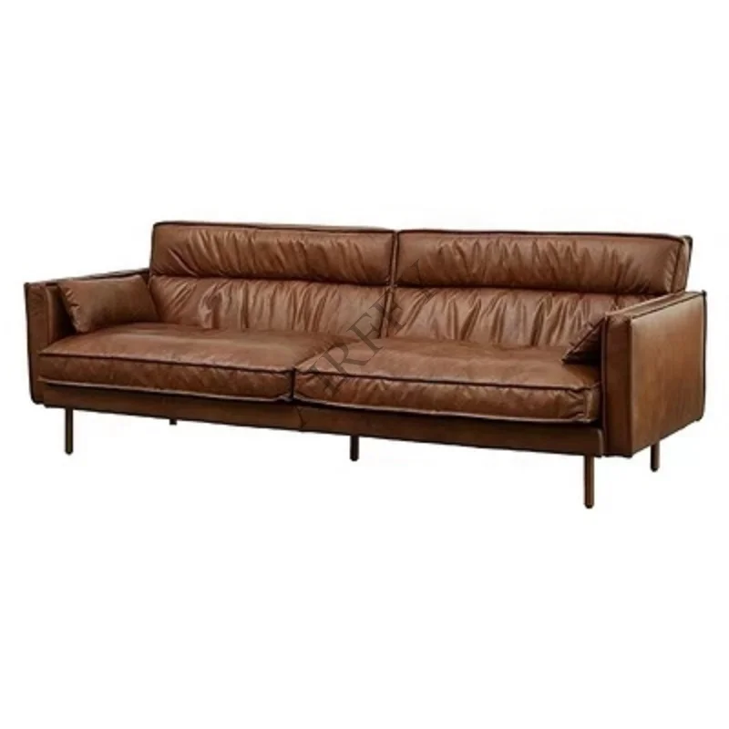 AIRFFY OEM/ODM leather couch design living home luxury genuine leather sofa full leather luxury living room sofa furniture set