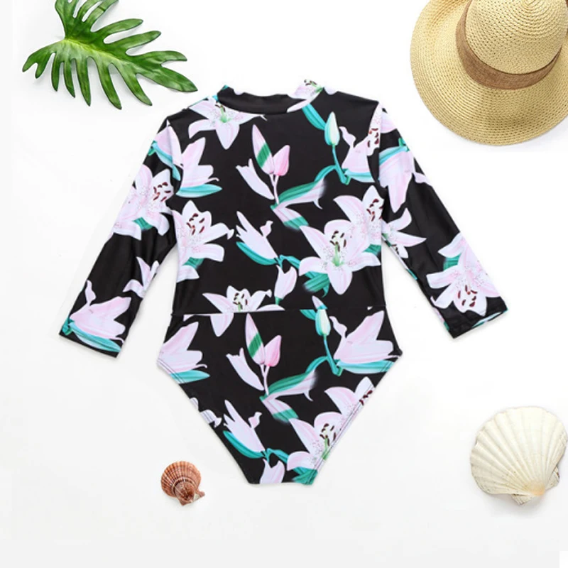 New Arrival kids Swimsuit one piece girls swimwear for children