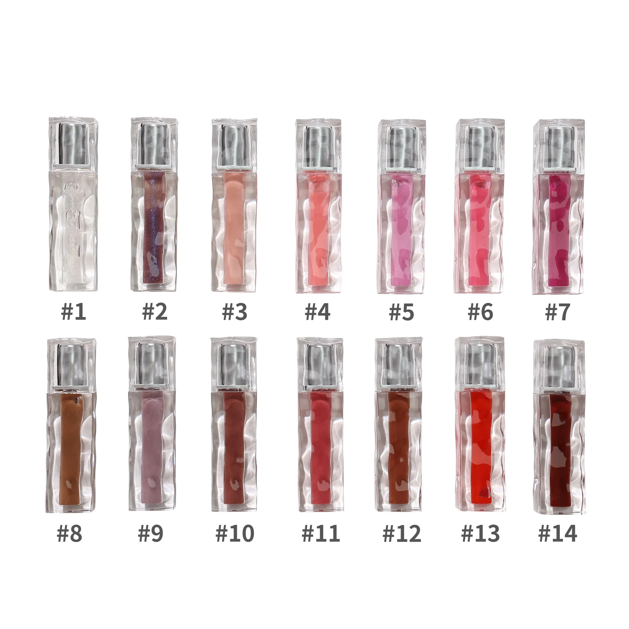 The New Arrival Style Gloss Lip Mirror Liquid Lip Glaze Plump Waterproof Soft Tubes Balm Moisturizing Lip Gloss