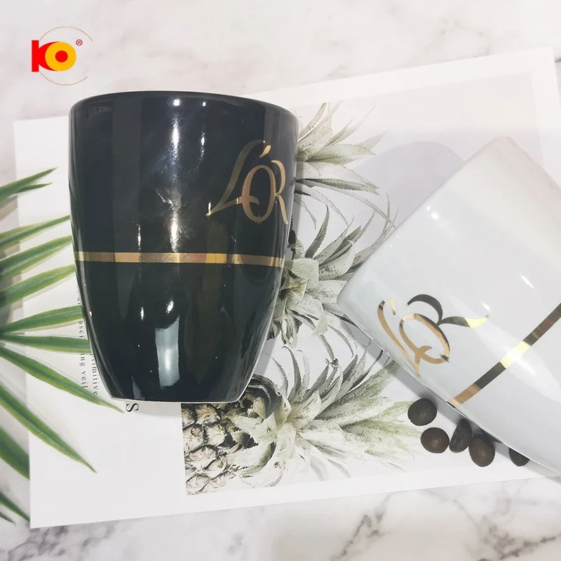 Новый стиль Высококачественная Черная кофейная чашка и