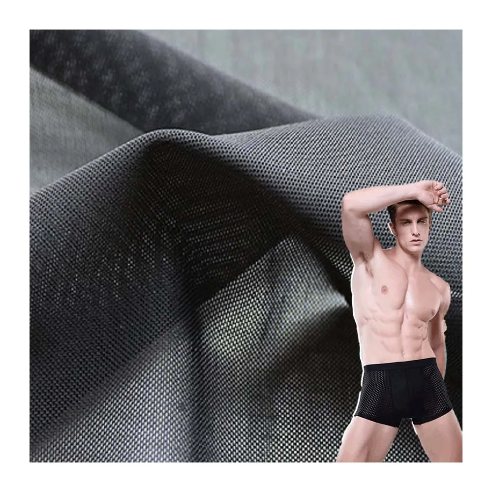 Wingtex Clear Mesh Polyester Moisture Wicking Mesh Fabric Stretch Quick-Dry Mesh Fabric for Swim Shorts