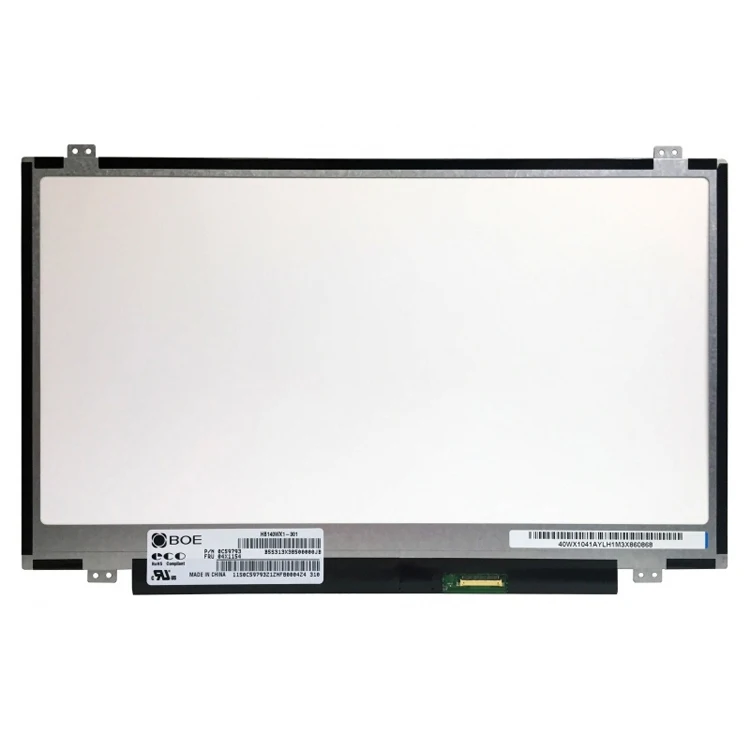 Notebook LCD Panels BOE  100% Original 14 inch lcd screen 1366*768 matt HB140WX1-301 V4.0 pantalla 14 30 pines