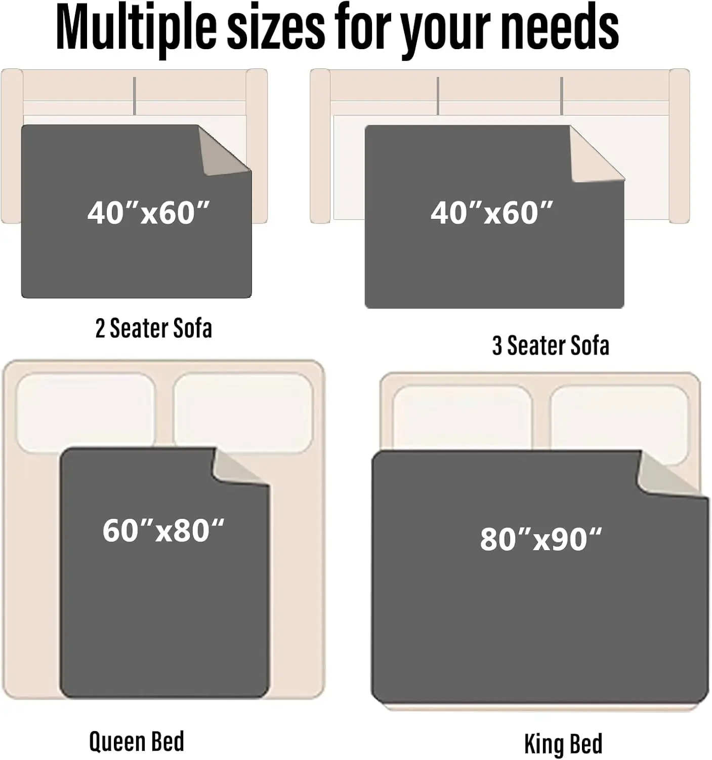 Adult Squirt Blanket Waterproof Splash Blanket for Bed Intimacy