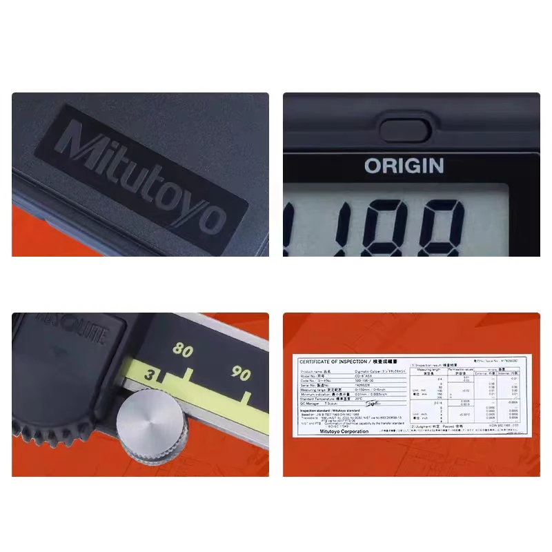 100mm 150mm 200mm Stainless Hardened Electronic Digital Vernier Caliper Measuring Tools