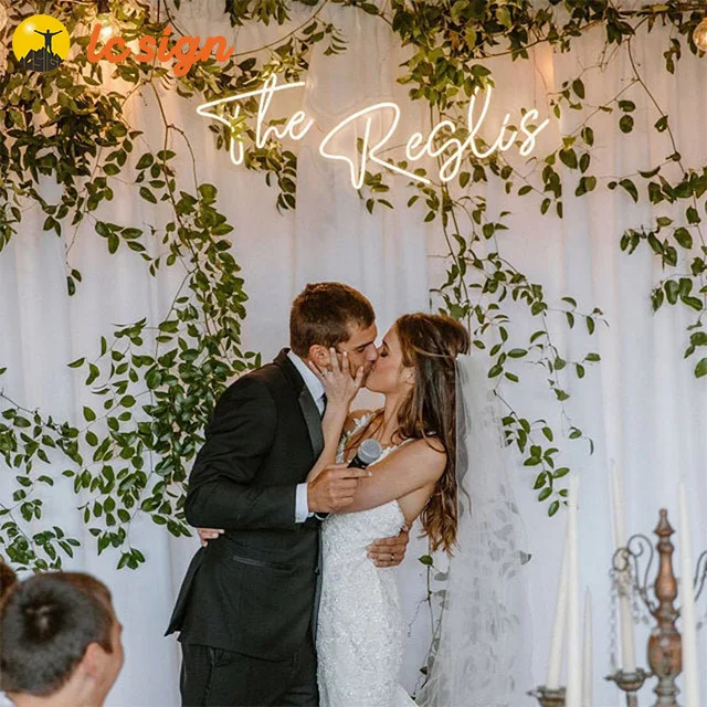 Custom made neon acrylic sign 12V led custom neon light sign 3d letters led neon light for wedding decoration