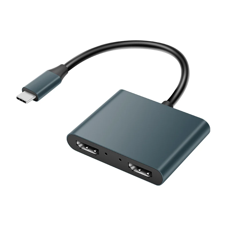 Новое поступление 4K переключатель сплиттер Type-C концентратор 4 в 1 PD зарядка совместима с MAC OS Windows Android USB C к двойному HDMI