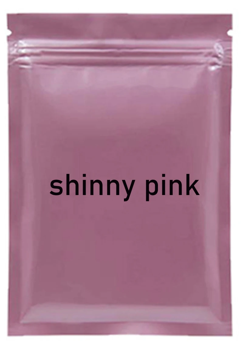 Custom logo wholesale colorful Small Aluminum Foil food packing bags with zip lock