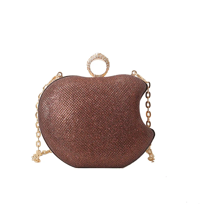 2024 Fashion Lady Stylish New Handbags Chain Shoulder Light Lady Heart Bags Clutch Purses For Young Women