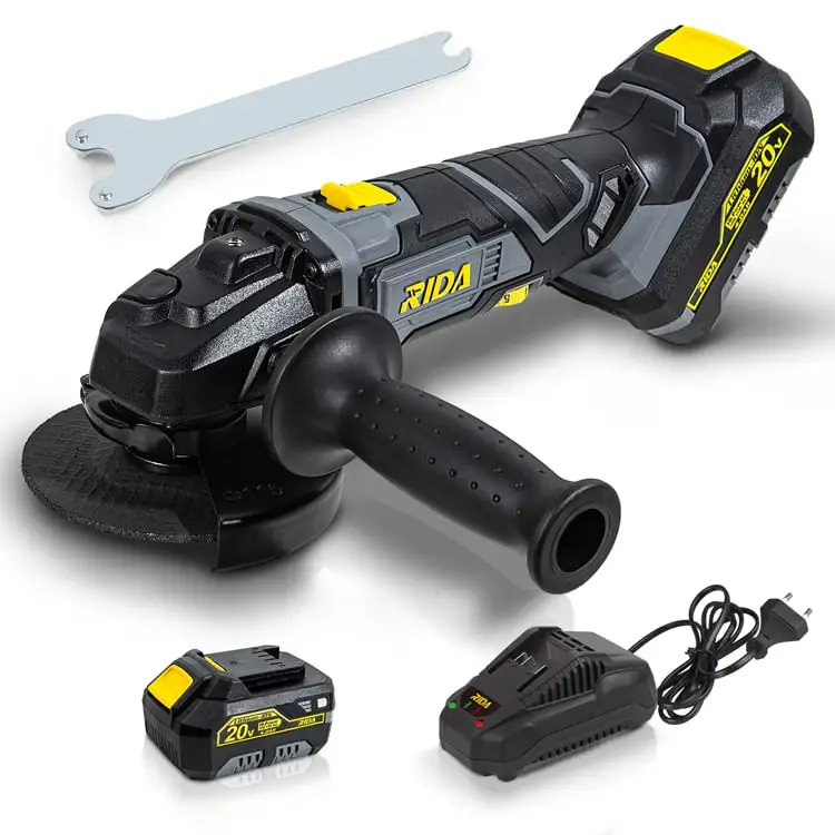 RIDA portable Wood Steel Metal Cutting Machine Handheld Electric Angle Grinder