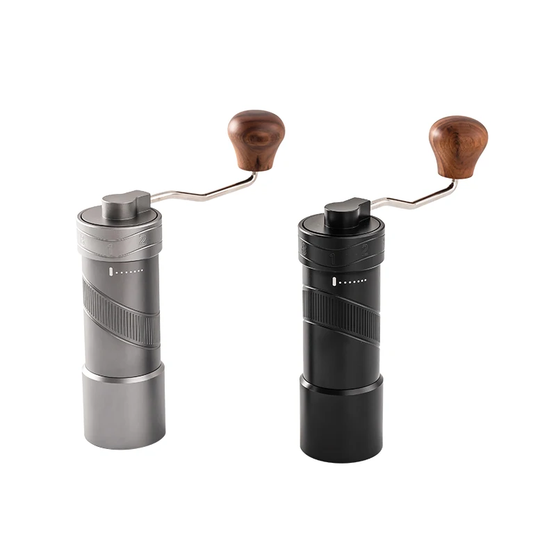 New Stainless Steel Burr with 5 Pins Manual Coffee Grinder Adjustable Grinding Degree for Home Use