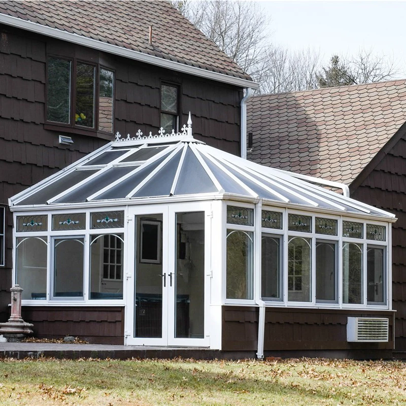 Треугольник дизайн Sunroom Открытый Солярий окна