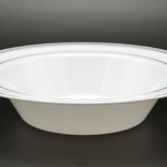 Manufacturer directly supply PS disposable plastic hot stamp salad bowl
