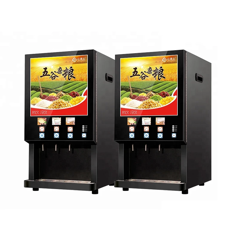 Economical Milk Tea Coffee Vending Machine Desktop OEM Commercial Use Coffee Machine