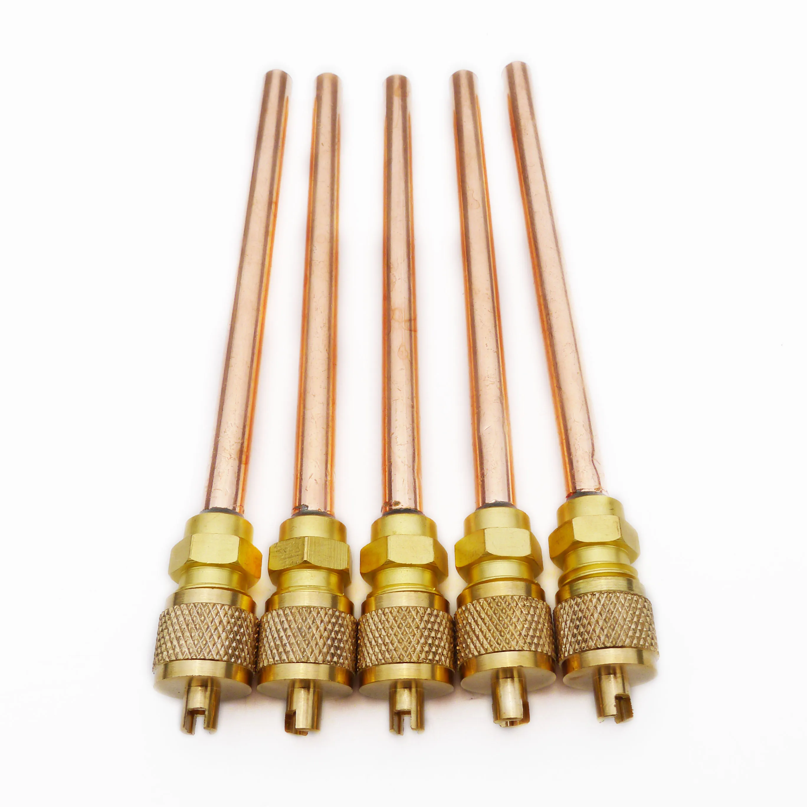 
Ready To Ship Gas Refrigerant Fridge Part Copper R134A AC Charging Pin Valve Access Valve 1/4 Refrigeration 