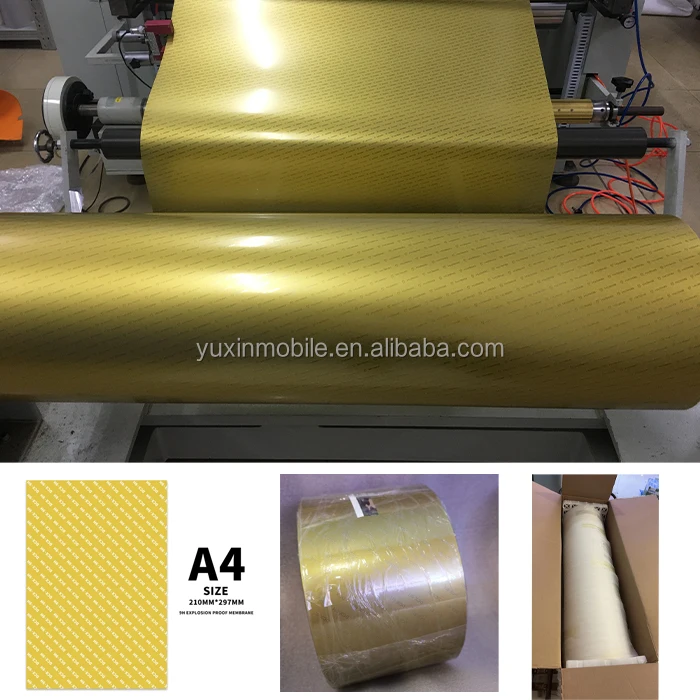 Factory Direct Selling Flexible Glass Anti-Shock Raw 9H Nano Screen Protector Roll Material Manufacturer in China