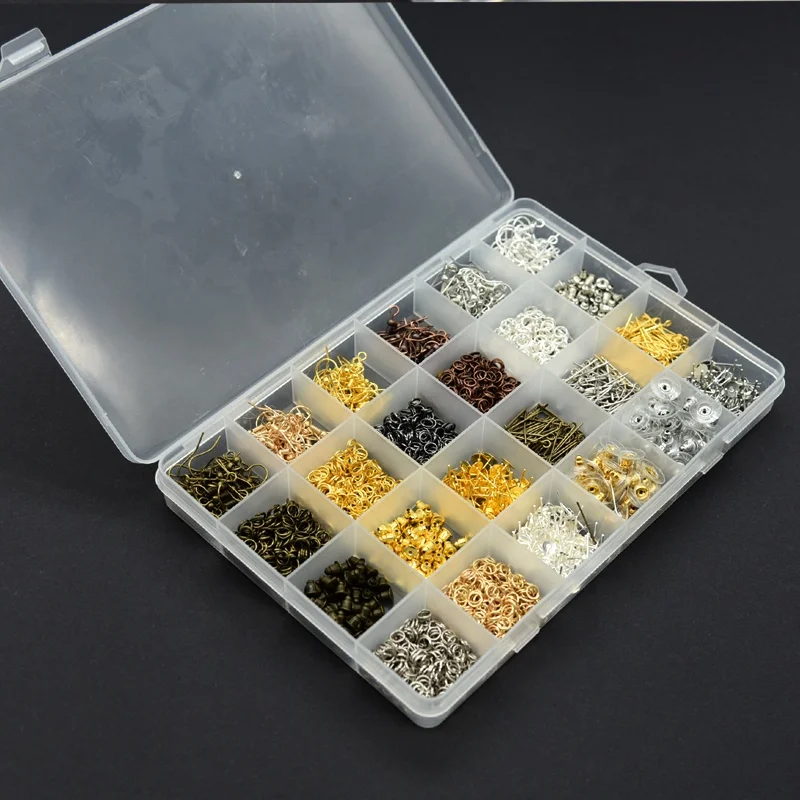 Open Jump Rings Eye Head Pins  Jewelry Wire Extend Chain Accessories Metal Jewelry Findings Tool Set For Diy Jewelry Making